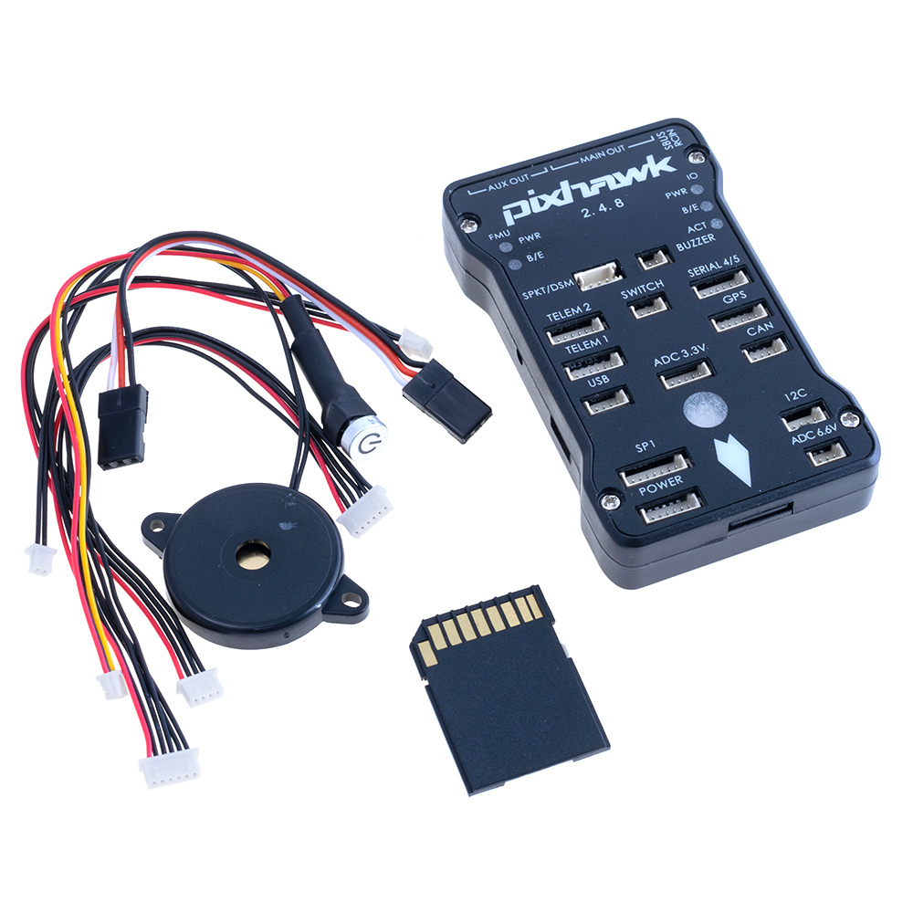 Контролер польоту Pixhawk 2.4.8 Набір 2.4.8 Main board +SD Card adapter+ Buzzer+ Safety Switch FC-137 X81