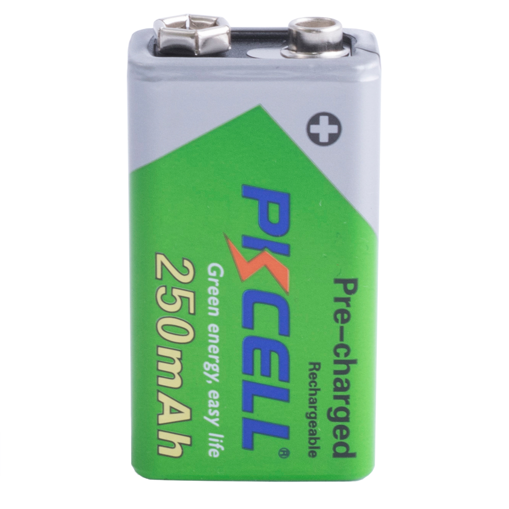 NiMH 250mAh, 8,4V, 6F22 ("крона") PKCELL, нікель-метал-гідридний акумулятор