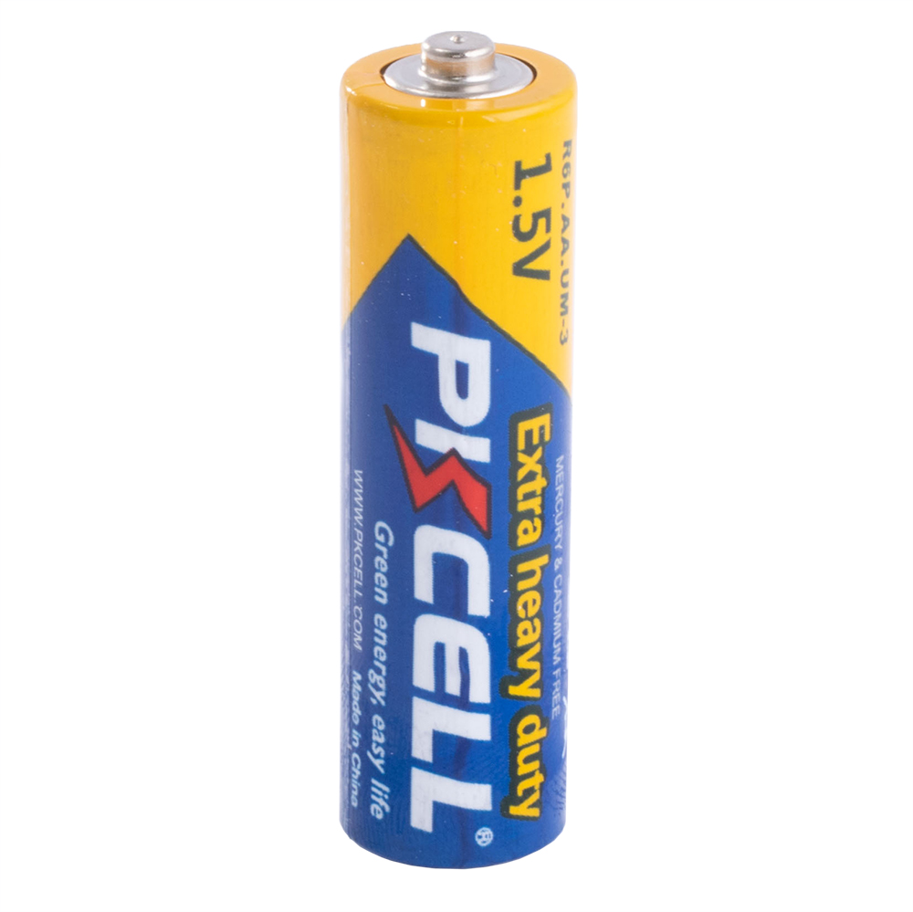 Батарейка AA сольова 1,5V 1шт. PKCELL Extra heavy duty battery R6P/UM3