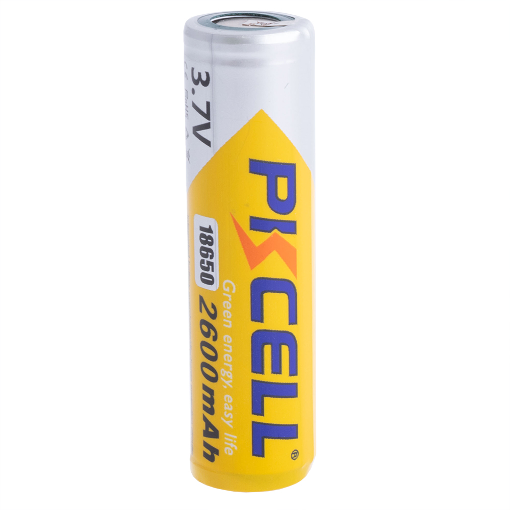 Li-Ion 2600mAh, 3,7V, 18650 із захистом PKCELL літій-іонний акумулятор ICR18650 without blister