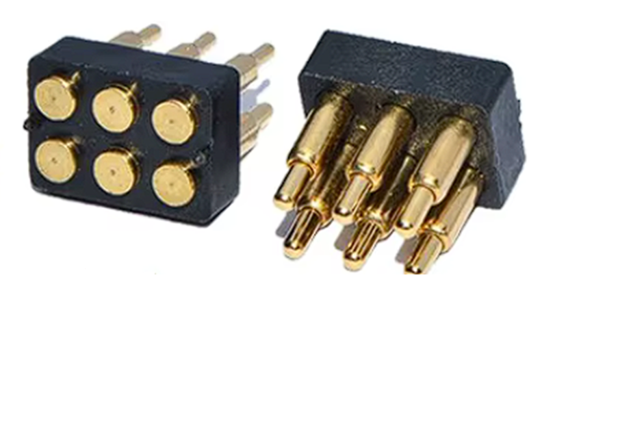 Контакт "POGO" пружинний, SMT PG2.0-6.0-2.0-10P-2.54PH-2.5H-2R