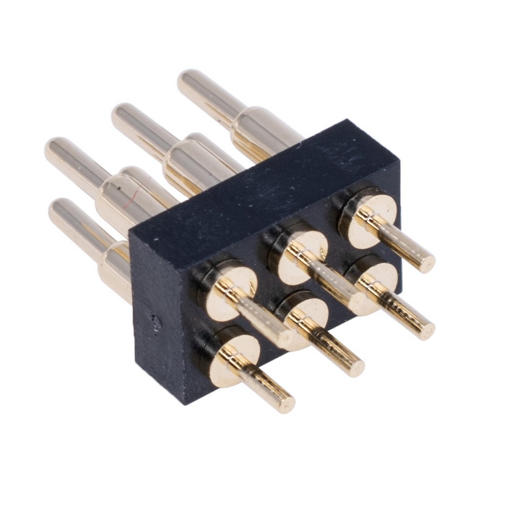 Контакт "POGO" пружинний, DIP PG1.8-11.5-3.0-W0.6-2.5-6P-2.54PH-2.5H-2R