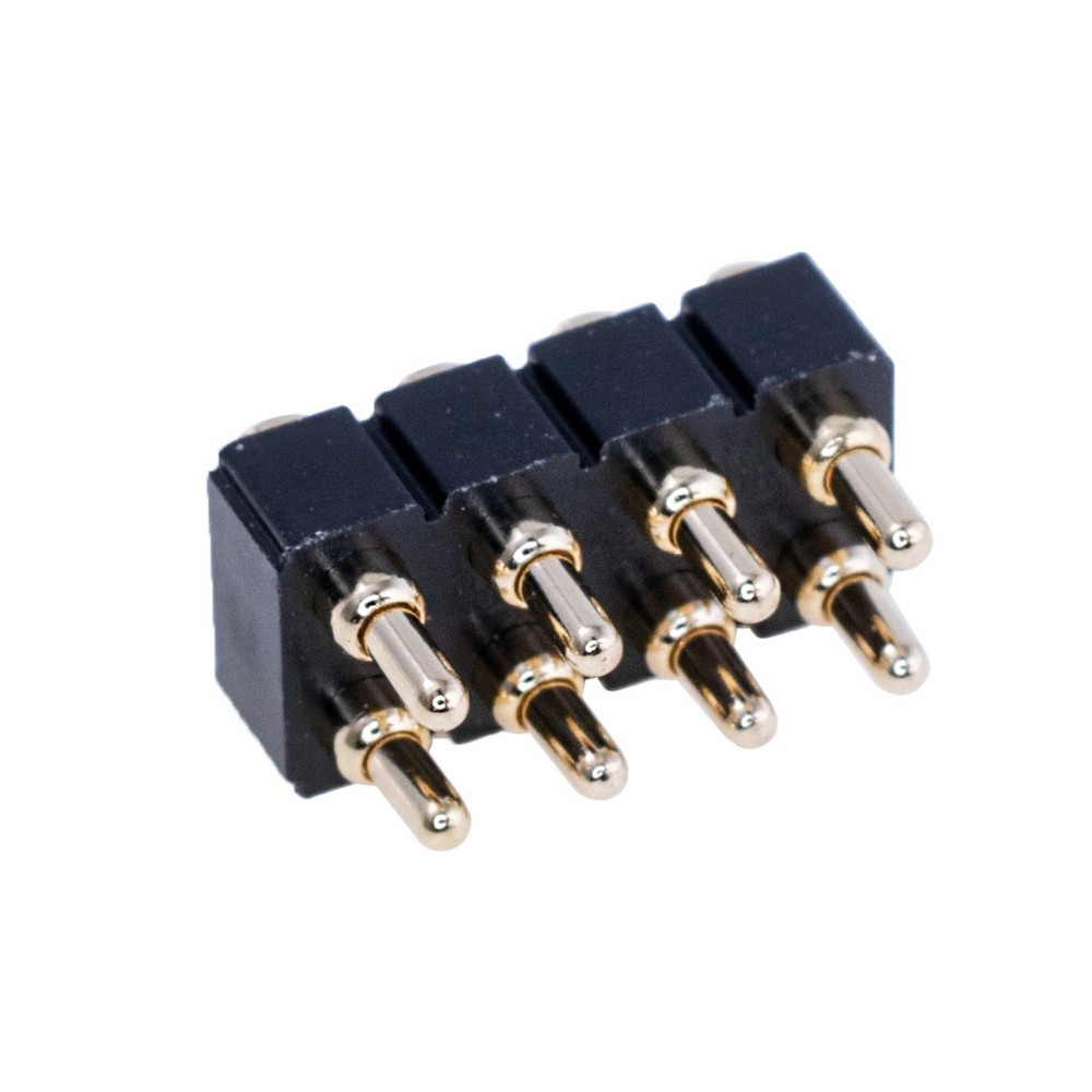 Контакт "POGO" пружинний, SMT PG2.0-6.0-2.0-8P-2.54PH-2.5H-2R