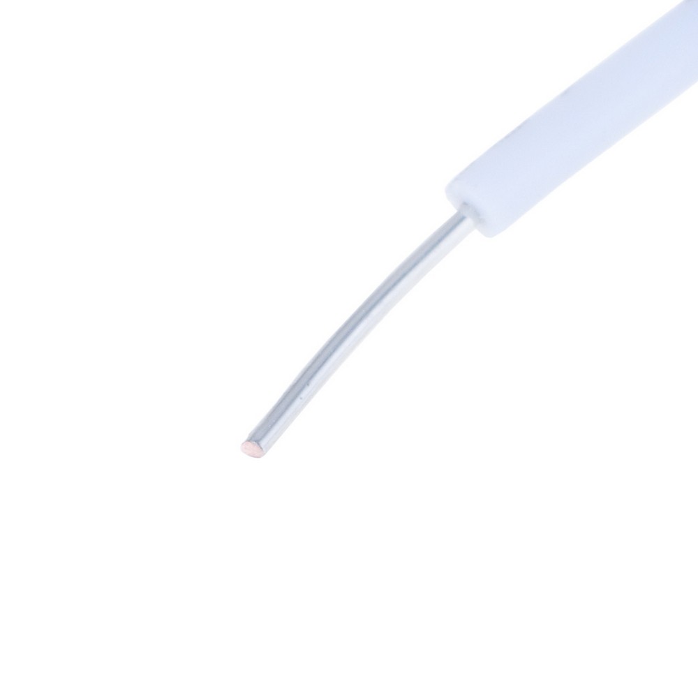 Провід одножильний луджений UL1007 (24AWG, 1xD0.2mm2, мідь, PVC), білий Провід одножильний луджений UL1007 (24AWG, 1xD0.2mm2, мідь, PVC), білий