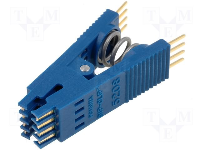 Тест-кліпса для DIP8 (POM-5208) Тест-кліпса для DIP8 (POM-5208)