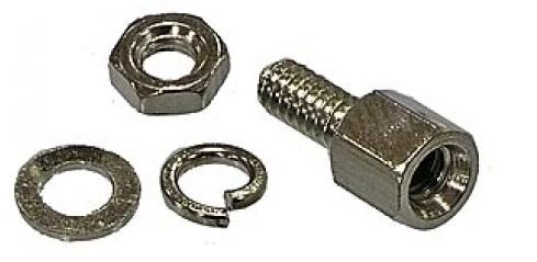 Кріплення (Female Screw Locks) для роз'ємів серії HD-20 (D-SUB) в комплекті (стійка, шайба, гайка) (215072-1 AMP)