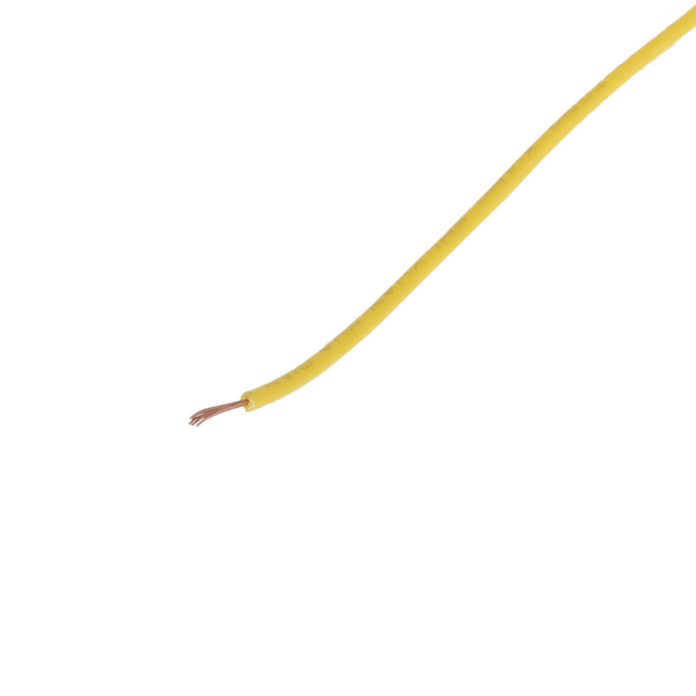 Провід багатожильний 0,14mm² (8xD0,15мм, мідь) жовтий, PVC (AVR0.14-8/0.15-CU-Y)