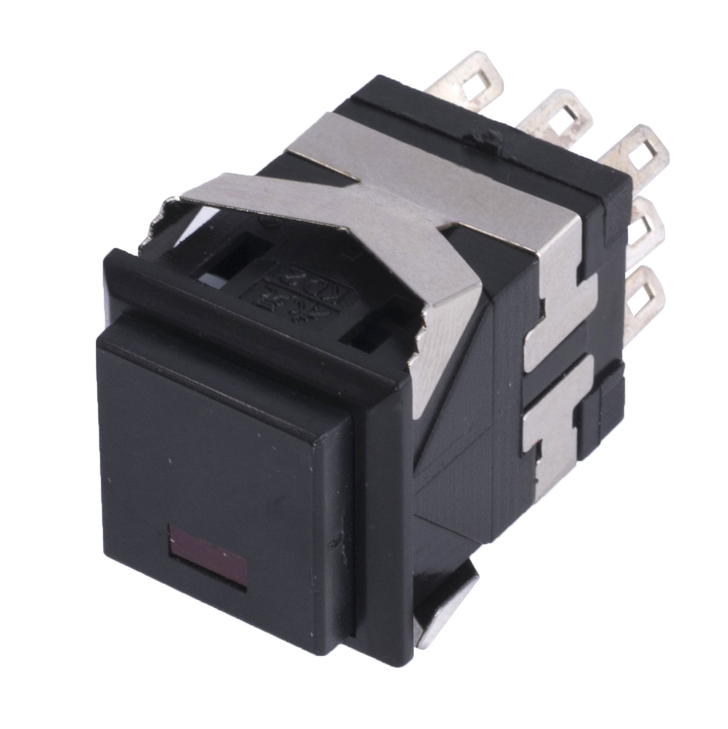Кнопка PSW-10L Black без фіксації з підсвічуванням Кнопка PSW-10L Black без фіксації з підсвічуванням