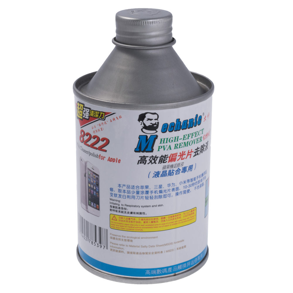 Змивання залишків клею (PVA) з дисплеїв 8222 (Mechanic) 300ml