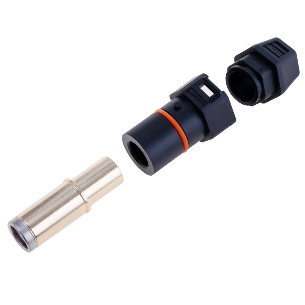 Потужний роз'єм QS10H-F-чорний, монтаж: під обтиск, QS Electronic Потужний роз'єм QS10H-F-чорний, монтаж: під обтиск, QS Electronic