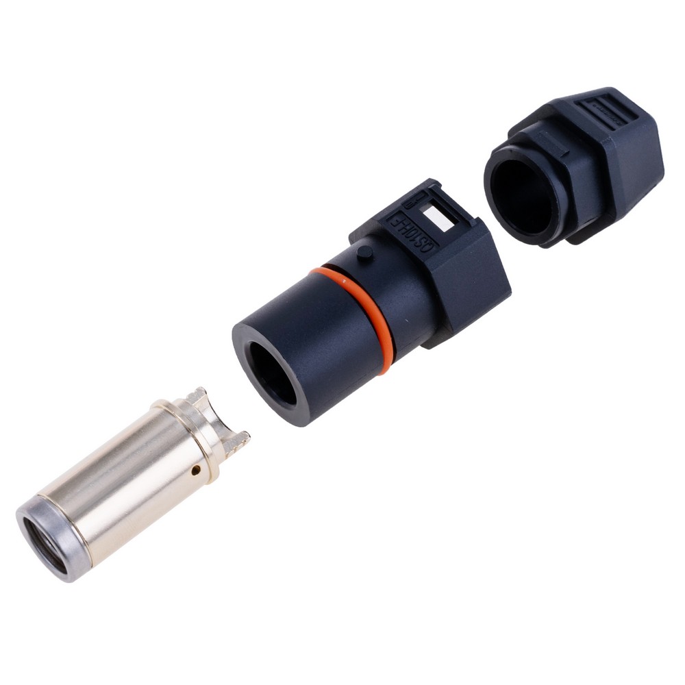 Потужний роз'єм QS10H-F-чорний, монтаж: під пайку, QS Electronic Потужний роз'єм QS10H-F-чорний, монтаж: під пайку, QS Electronic