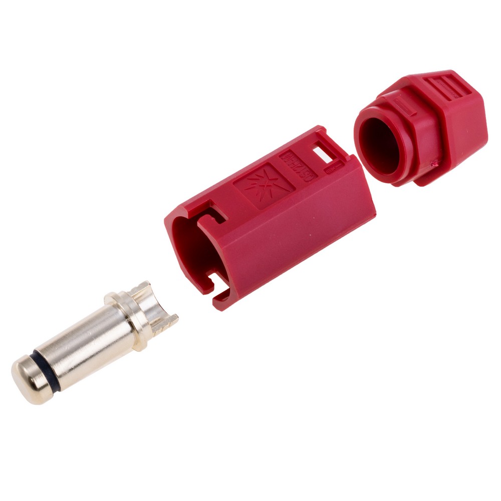 Потужний роз'єм QS12H-M-червоний, монтаж: під пайку, QS Electronic Потужний роз'єм QS12H-M-червоний, монтаж: під пайку, QS Electronic