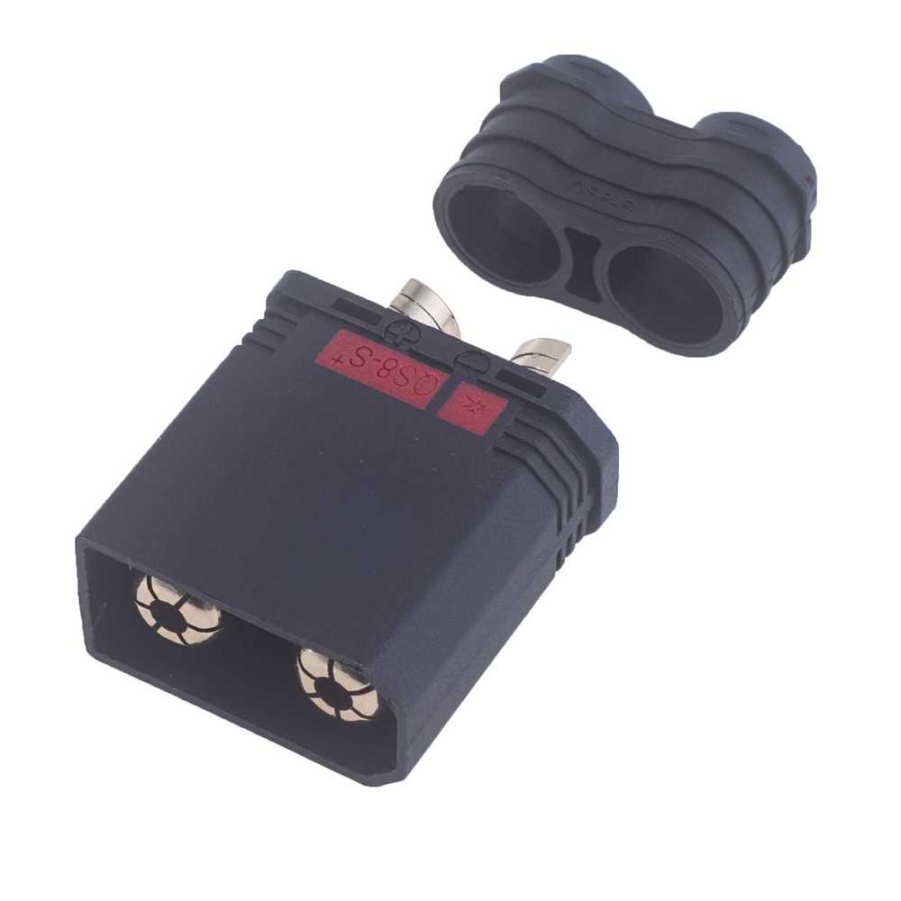 Потужний роз'єм QS8-S+M чорний, QS Electronic Потужний роз'єм QS8-S+M чорний, QS Electronic