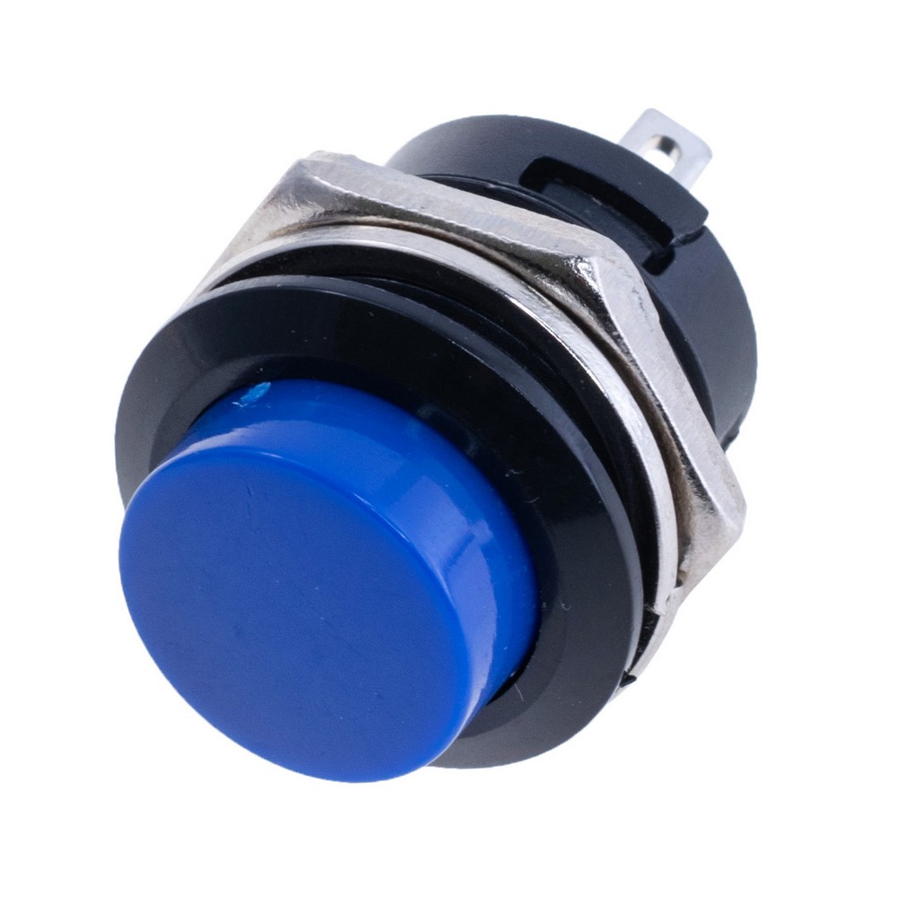 Кнопка без фіксації синя, R13-507 Blue Button