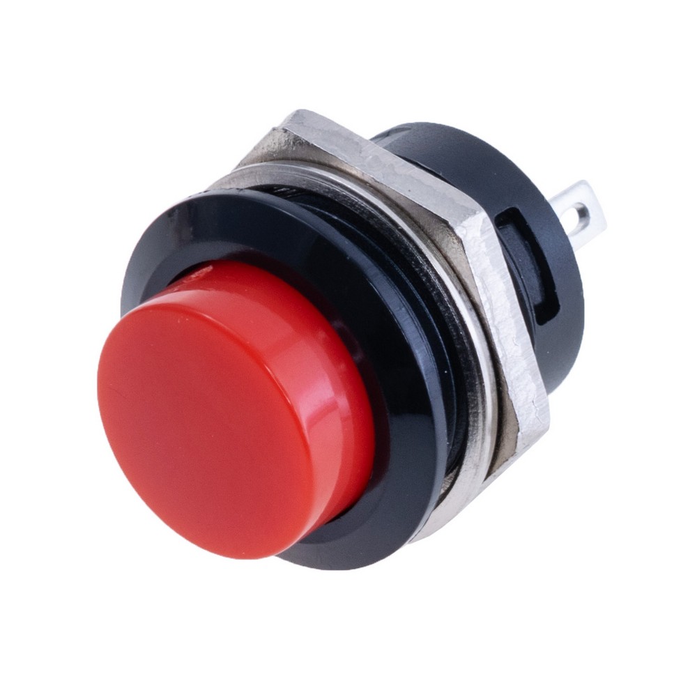 Кнопка без фіксації червона, R13-507 Red Button