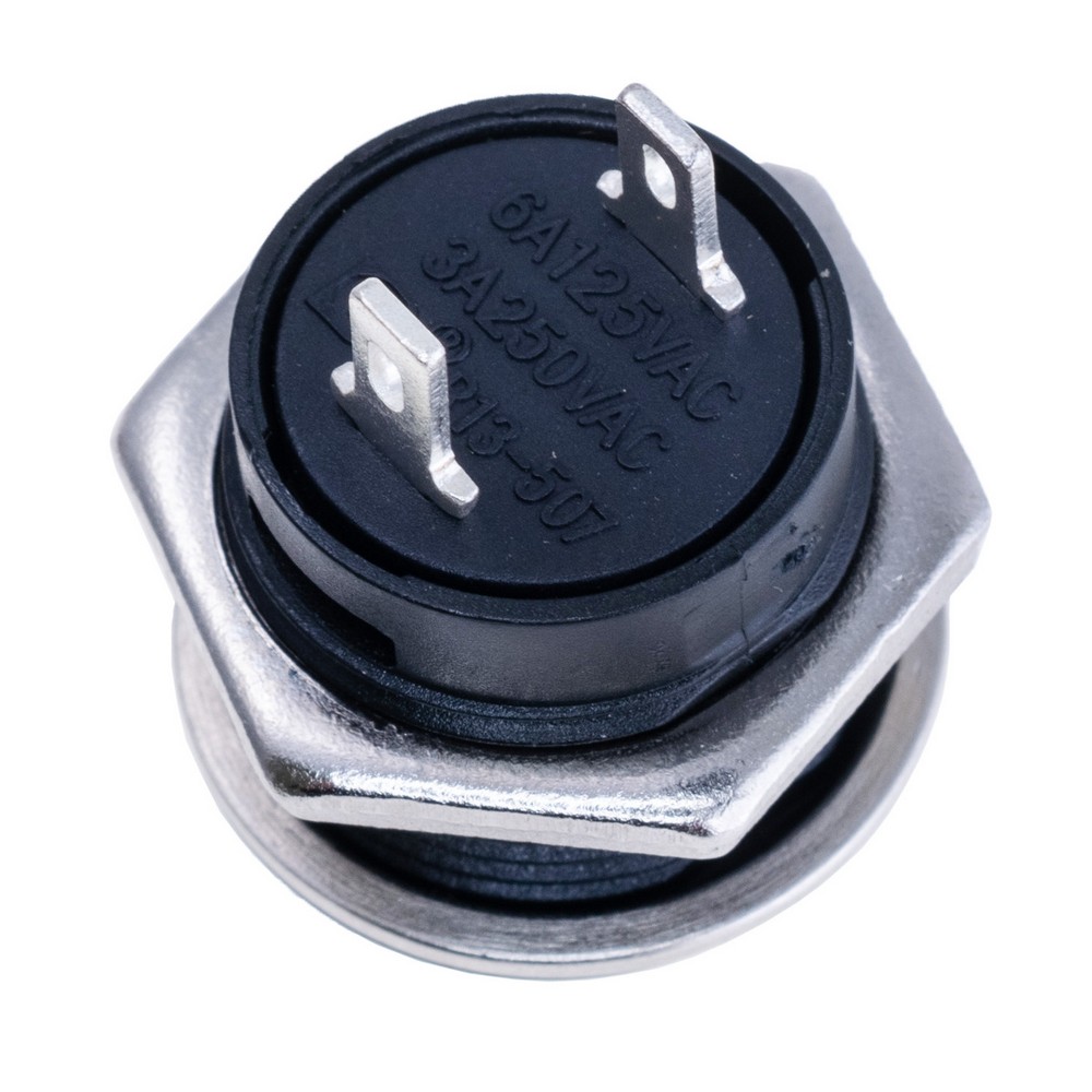 Кнопка без фіксації біла, R13-507 White Button