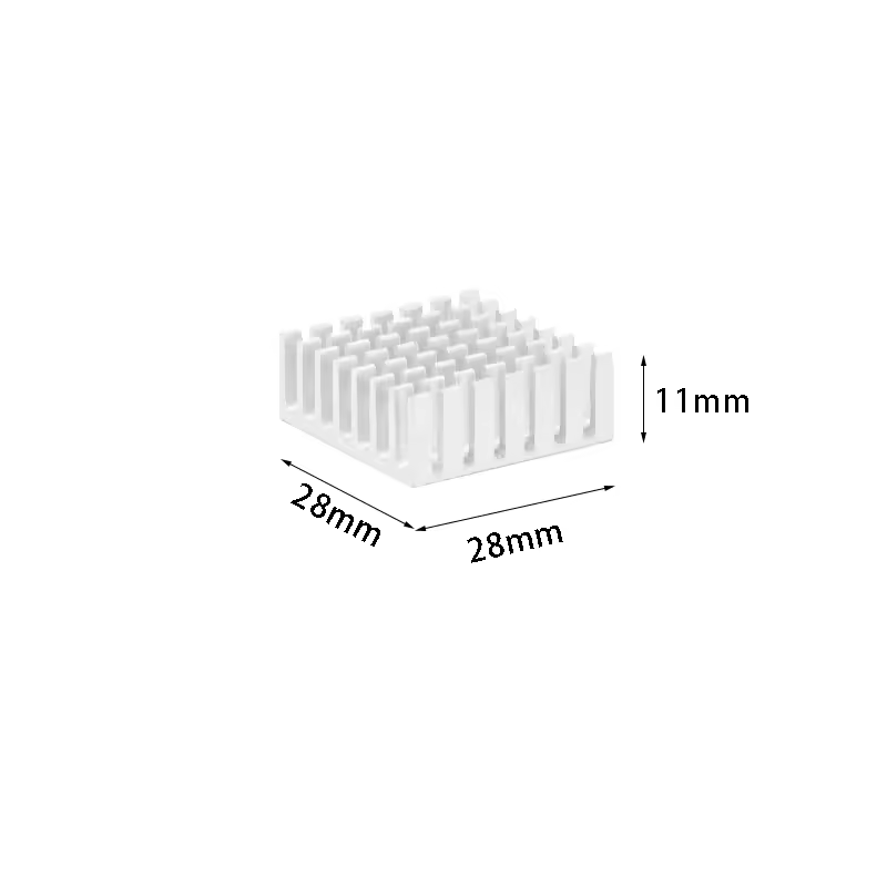 Радіатор алюмінієвий 28x28x11mm
