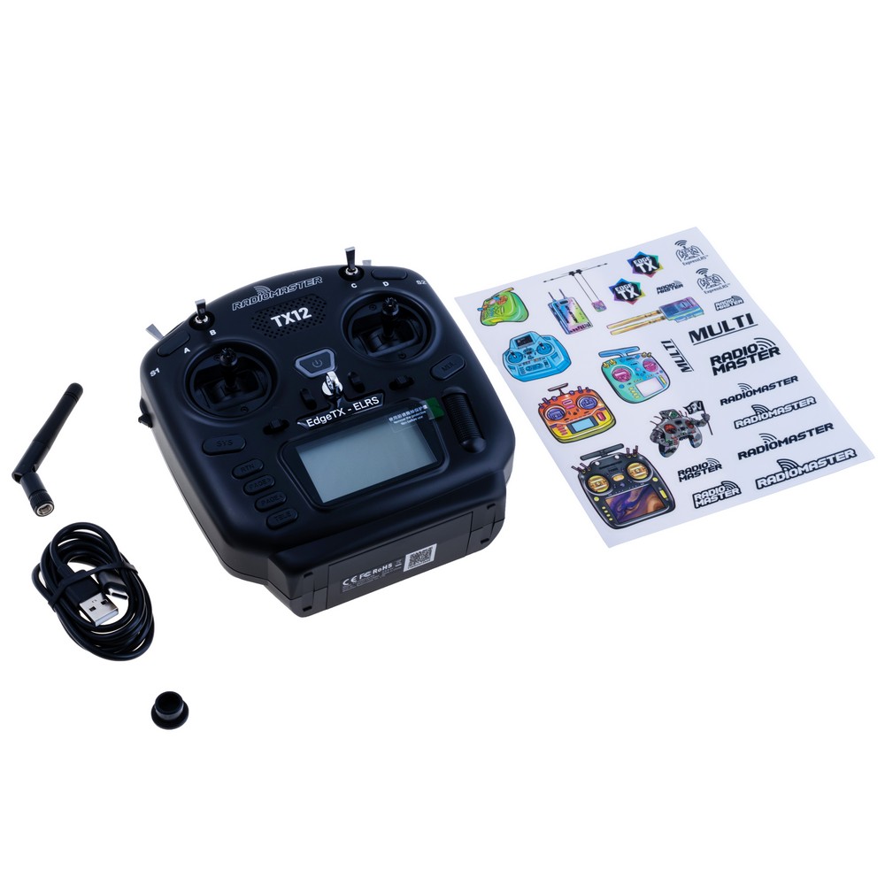 Пульт керування RadioMaster TX12 MKII, Mode 2, ELRS 2.4 Пульт керування RadioMaster TX12 MKII, Mode 2, ELRS 2.4