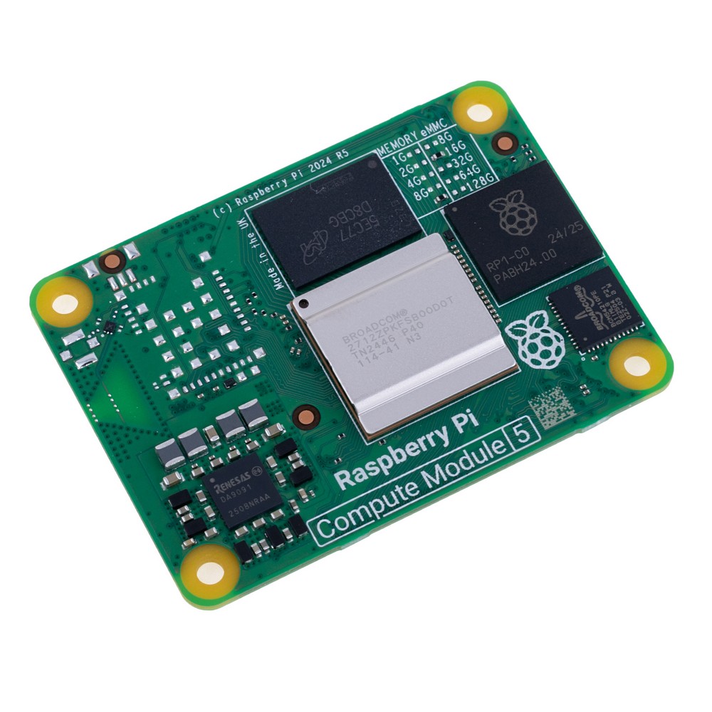 Raspberry Pi Compute Module 5 "CM5", 16GB RAM/16GB eMMC, без Wi-Fi CM5016016 Raspberry Pi Compute Module 5 "CM5", 16GB RAM/16GB eMMC, без Wi-Fi CM5016016