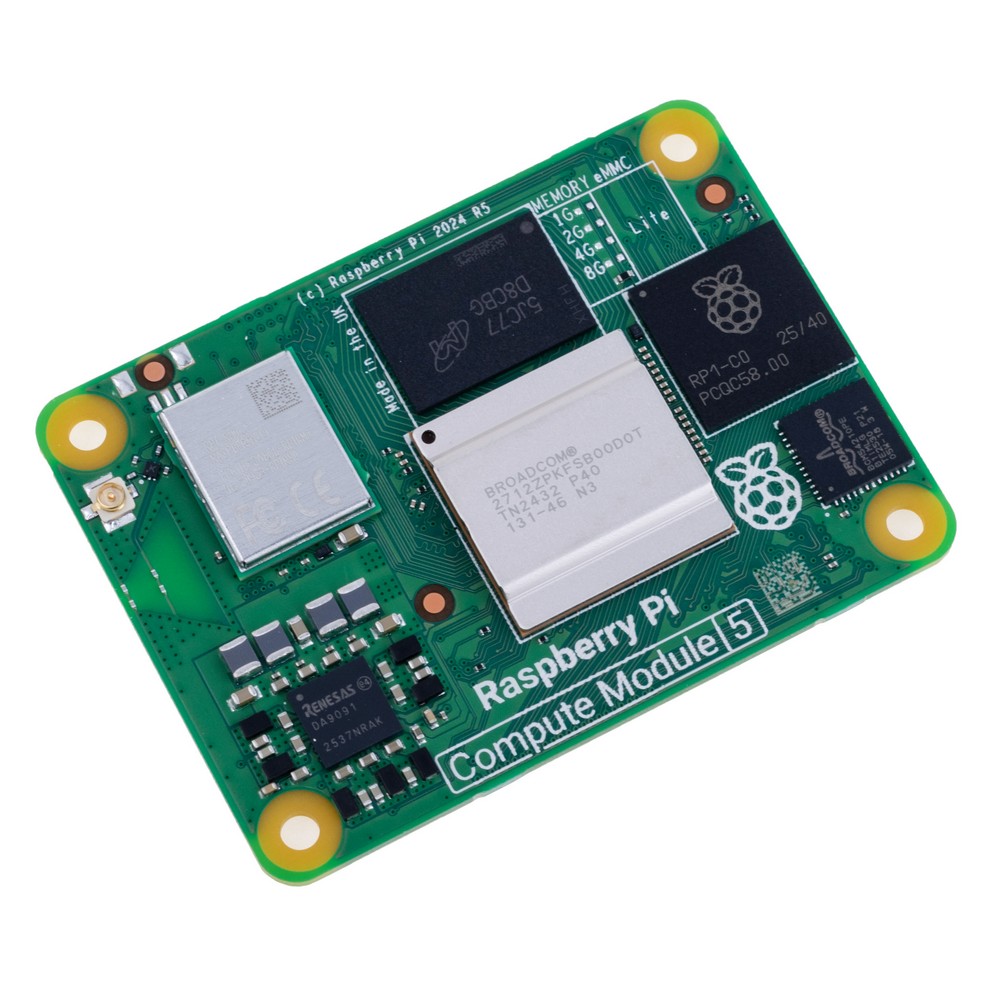 Raspberry Pi Compute Module 5 "CM5", 16GB RAM/Lite, Wi-Fi CM5116000 Raspberry Pi Compute Module 5 "CM5", 16GB RAM/Lite, Wi-Fi CM5116000