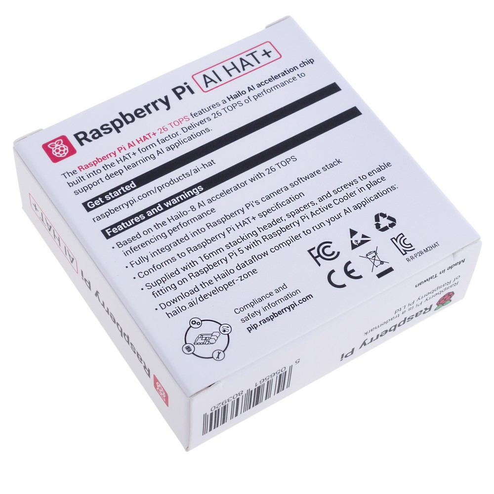 Плата розширення Raspberry Pi AI HAT+ 26 TOPS