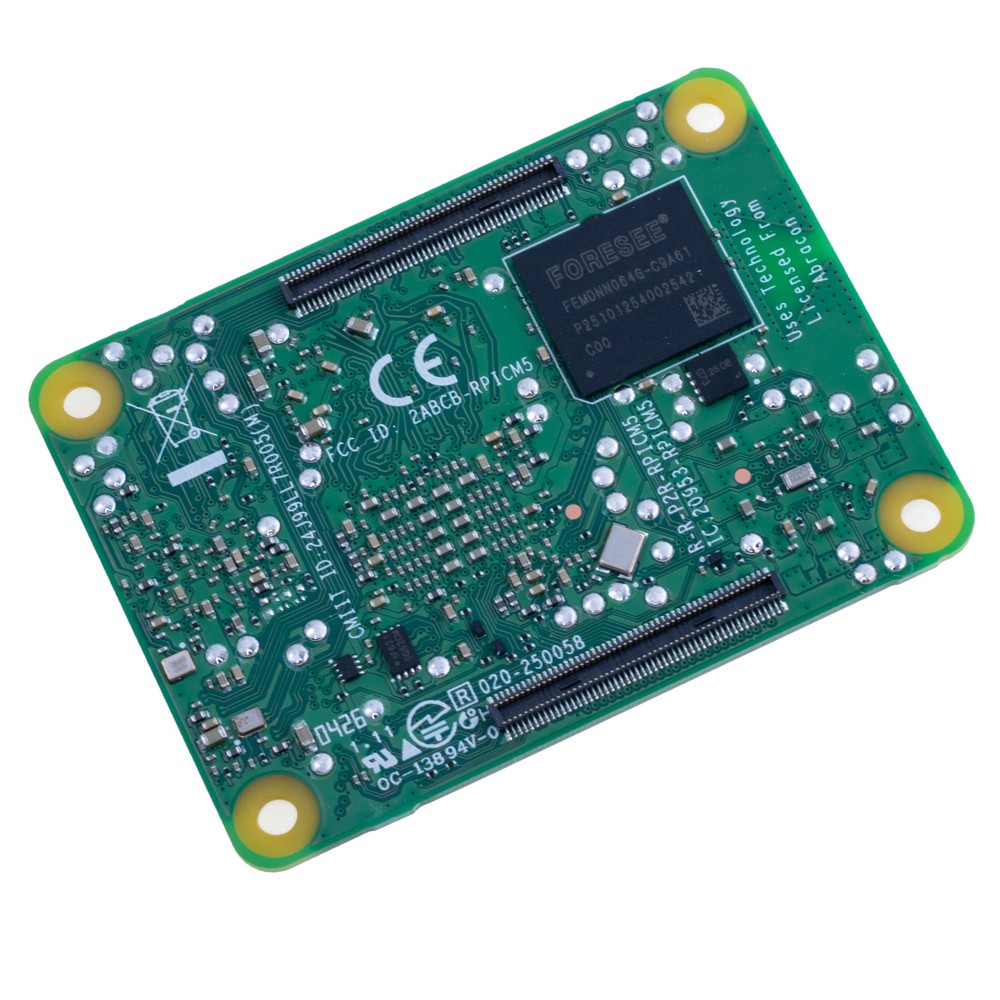 Raspberry Pi Compute Module 5 "CM5" 4GB RAM/64GB eMMC, Wi-Fi, CM5104064