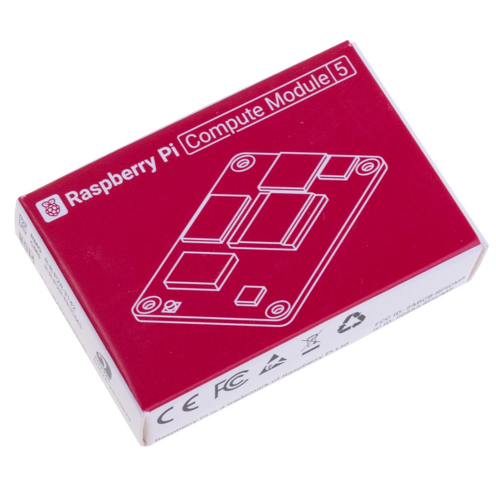 Raspberry Pi Compute module 5 "CM5", 16GB RAM/32GB eMMC, Wi-Fi CM5116032 Raspberry Pi Compute module 5 "CM5", 16GB RAM/32GB eMMC, Wi-Fi CM5116032