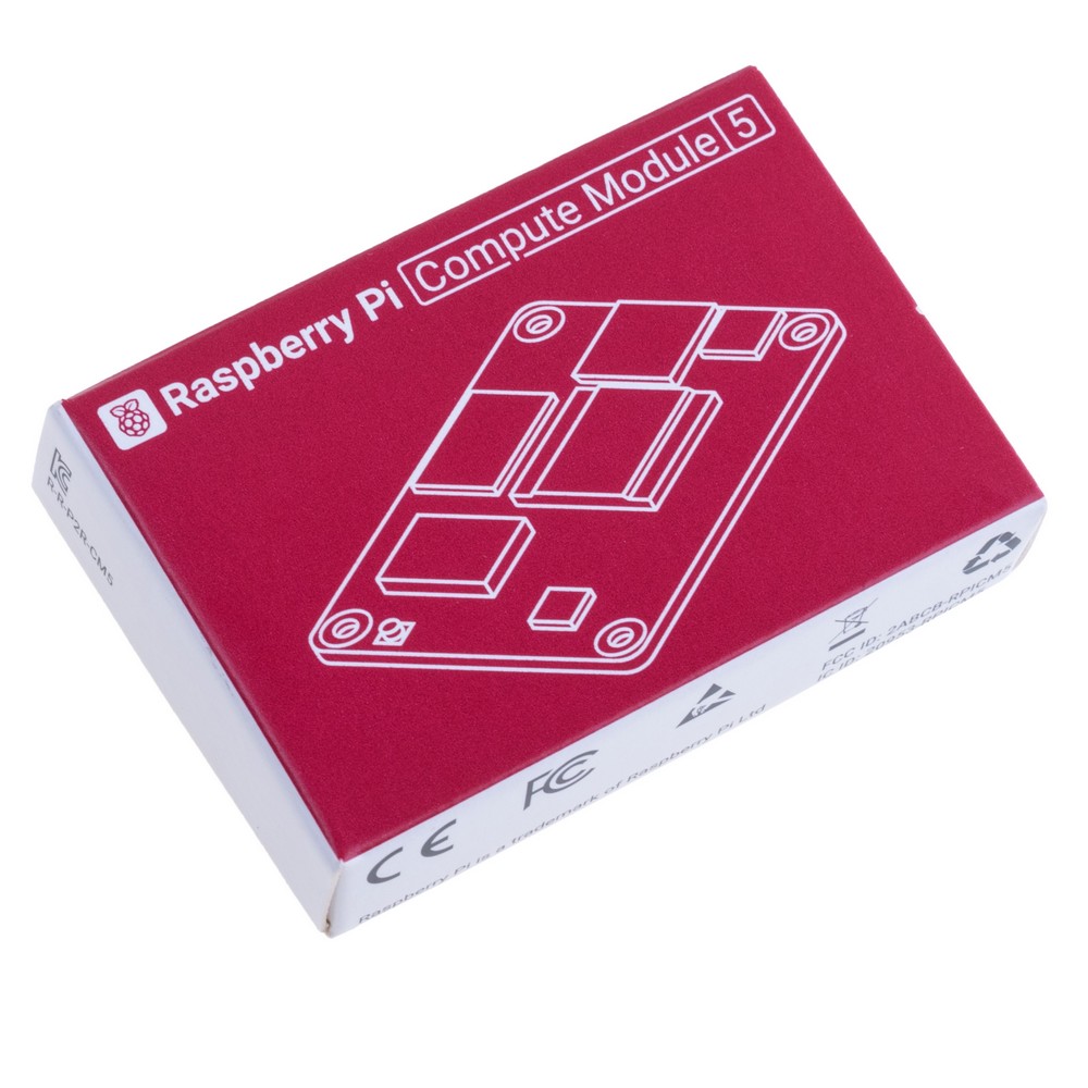 Raspberry Pi Compute Module 5 "CM5" 2GB RAM/32GB eMMC, Wi-Fi, CM5102032