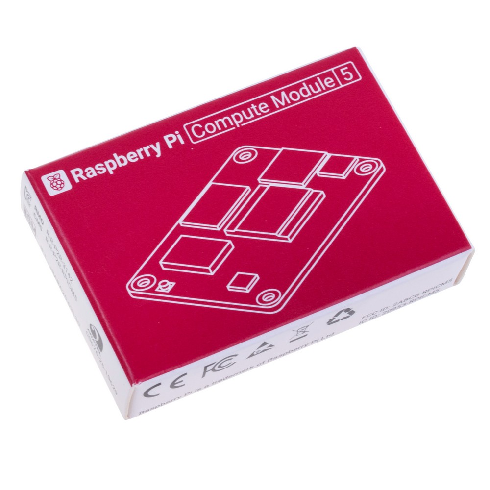 Raspberry Pi Compute Module 5 "CM5" 2GB RAM/LITE, Wi-Fi, CM5102000 Raspberry Pi Compute Module 5 "CM5" 2GB RAM/LITE, Wi-Fi, CM5102000