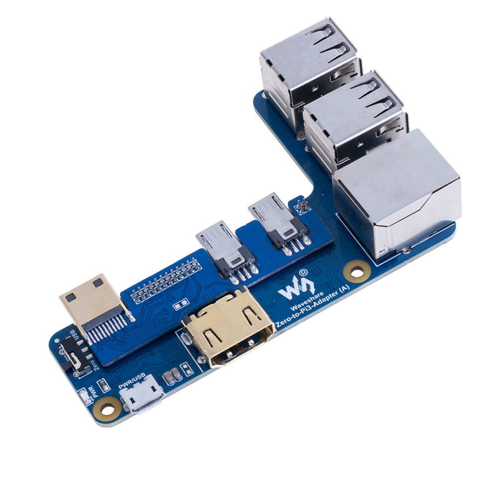 Плата роширення Raspberry Pi Zero 2W Expansion Board with 4USB +RJ45 Плата роширення Raspberry Pi Zero 2W Expansion Board with 4USB +RJ45