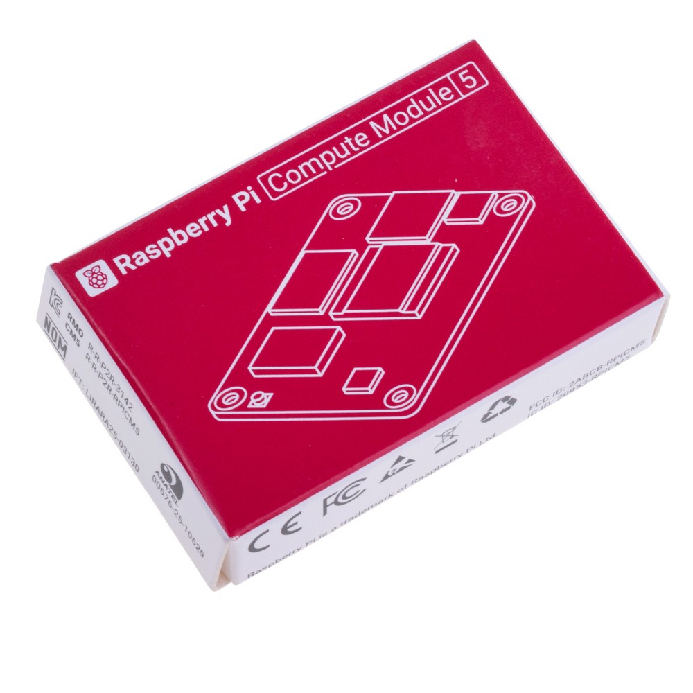 Raspberry Pi Compute module 5 "CM5", 8GB RAM/64GB eMMC, без Wi-Fi, CM5008064