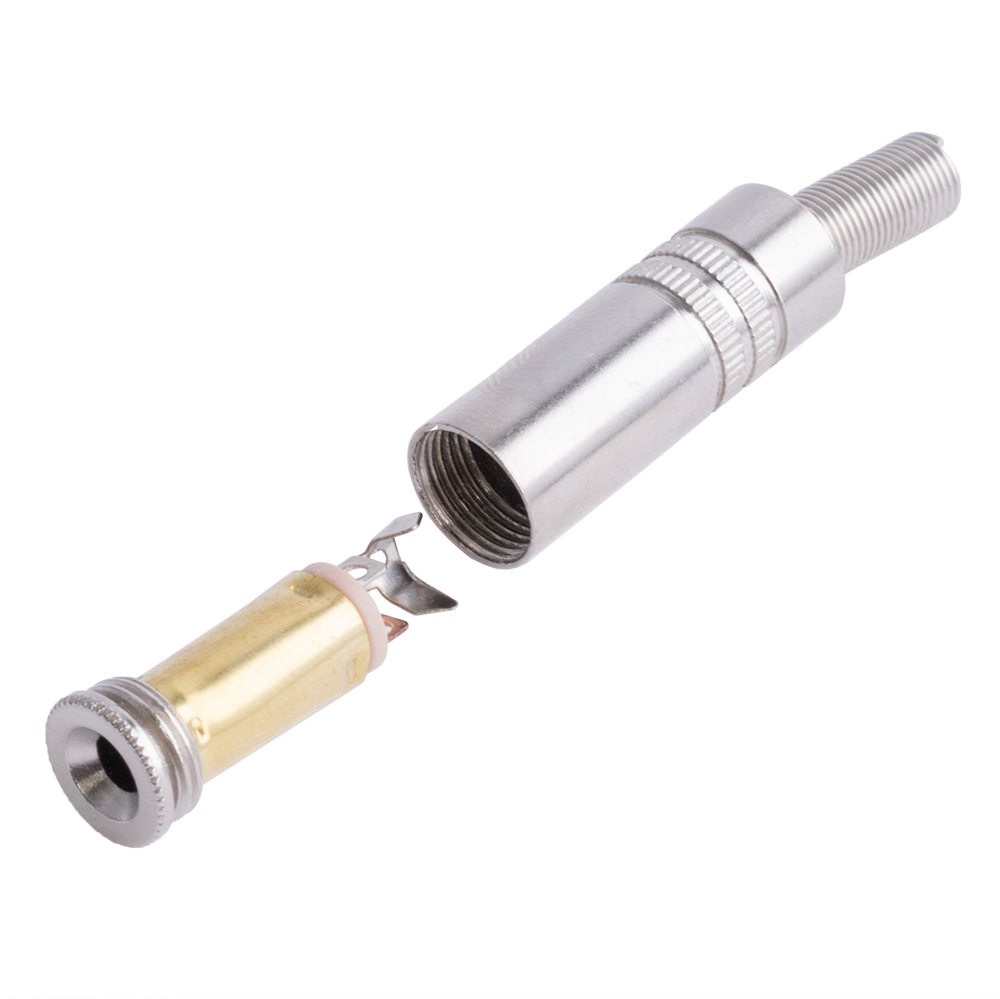 Роз'єм Jack 3.5mm stereo на кабель "мама" (GT1-2008B)