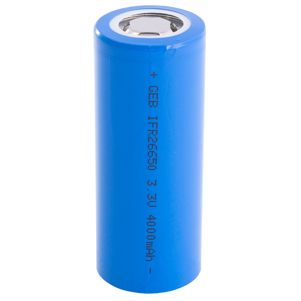LiFePO4 4Ah, 3,3V, 26650 GEB акумулятор літій-залізо-фосфатний IRF26650 LiFePO4 4Ah, 3,3V, 26650 GEB акумулятор літій-залізо-фосфатний IRF26650