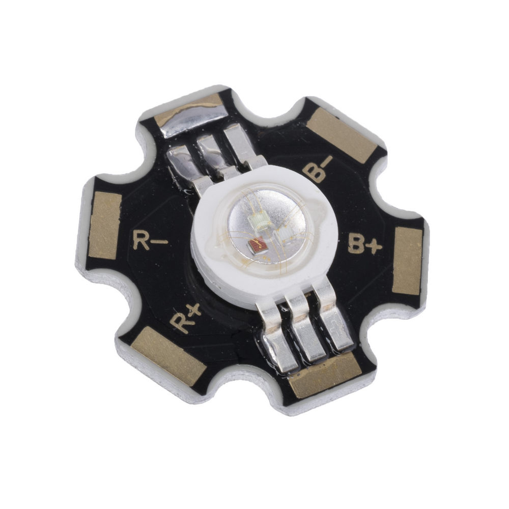 Світлодіод 3W, RGB JH-1RGB14G30-S2B Ledguhon