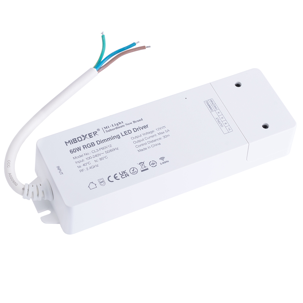 Контролер освітлення для світлодіодної стрічки RGB (CL3-P60V12)