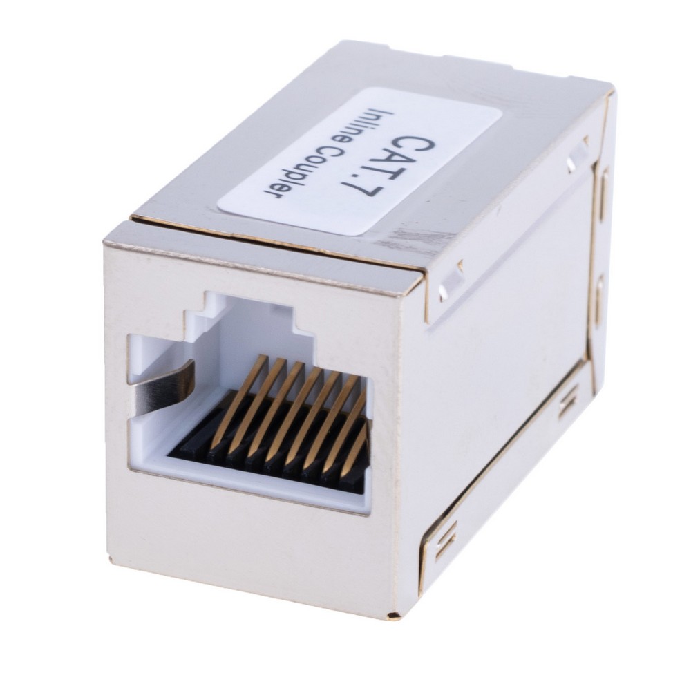 Адаптер RJ45 "мама", подовжувач мережевого провода 10Gbps Cat7 ZTC7-Z06