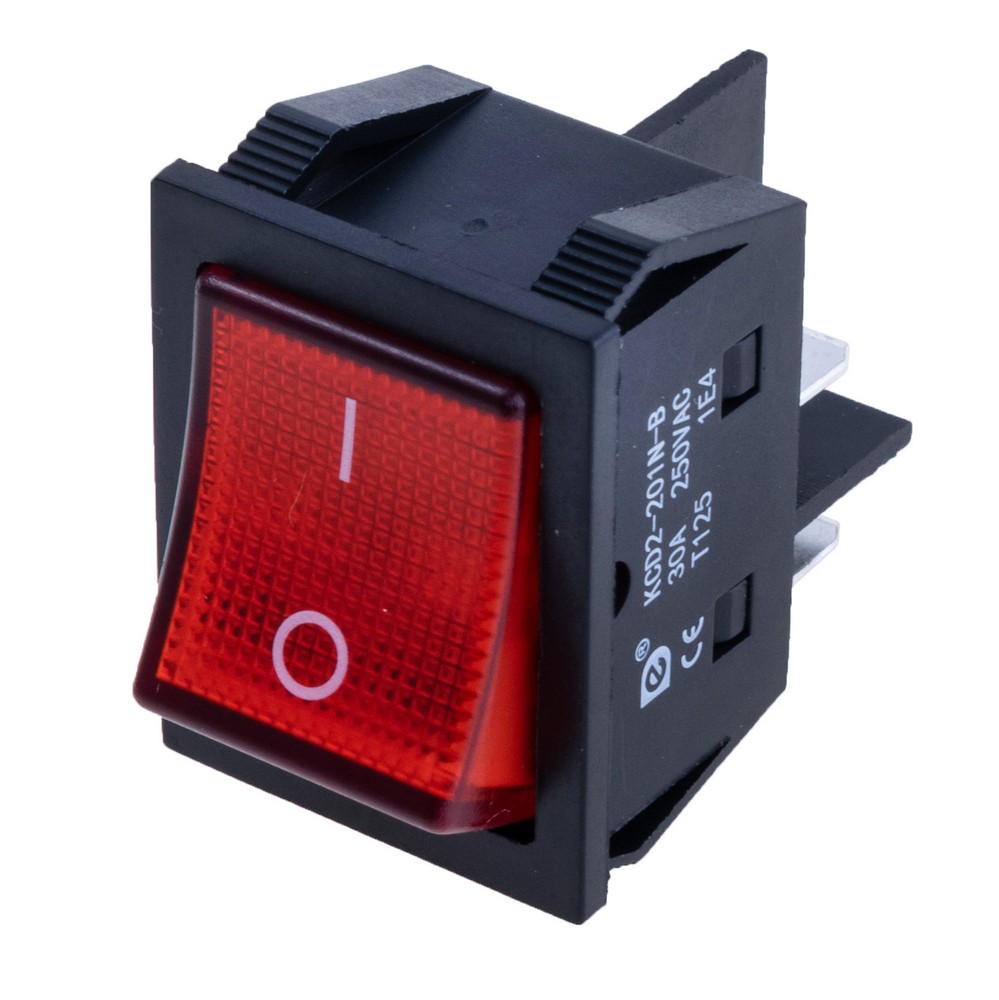 Перемикач Rocker KCD2-201N-B