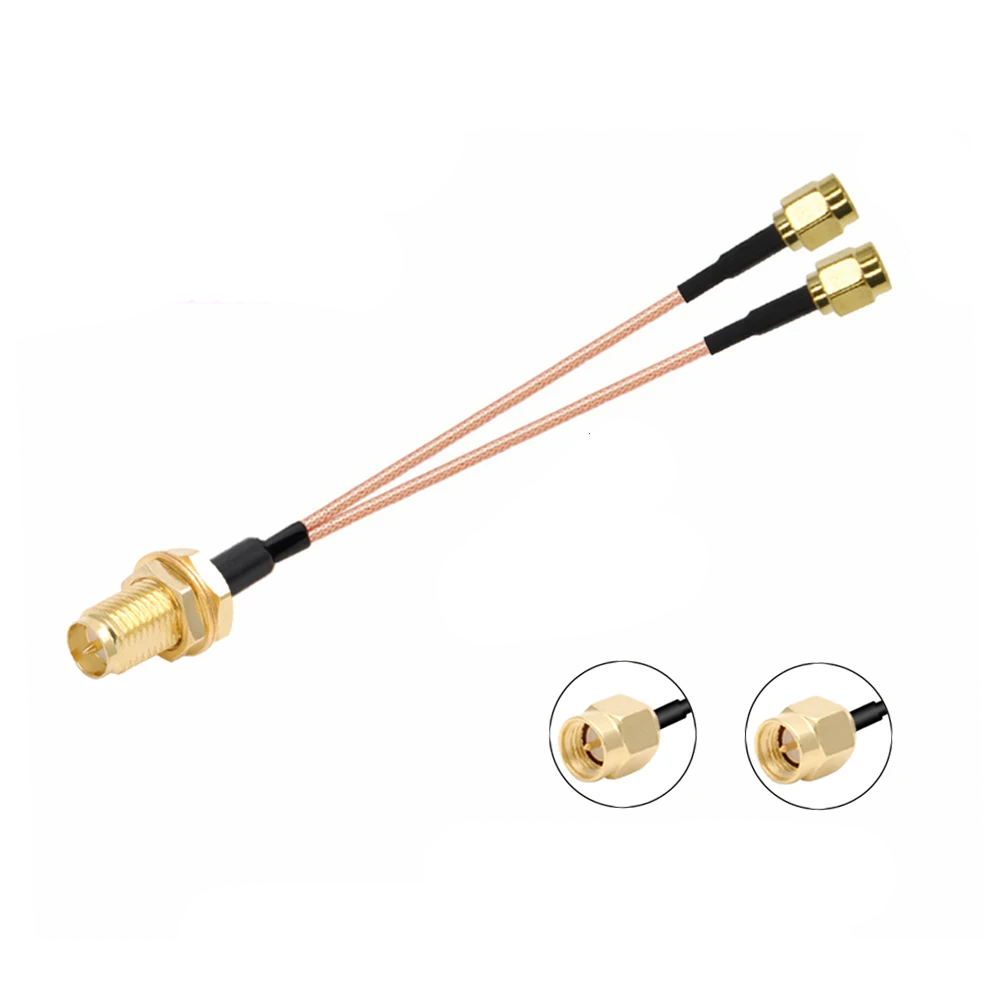 Розгалужувач RPSMA Female-2x SMA Male 30cm RG178