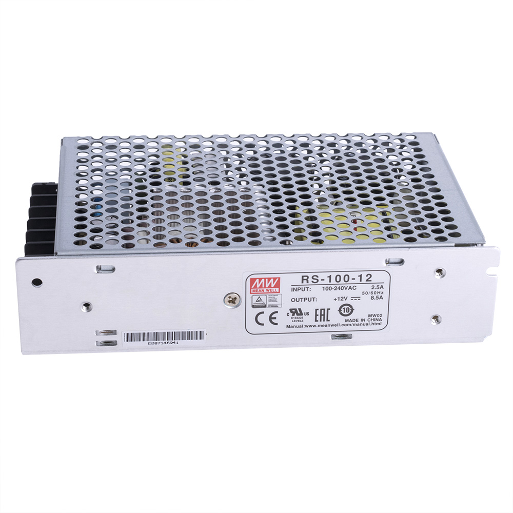 Блок живлення що вбудовується 100W 12V RS-100-12 Блок живлення що вбудовується 100W 12V RS-100-12
