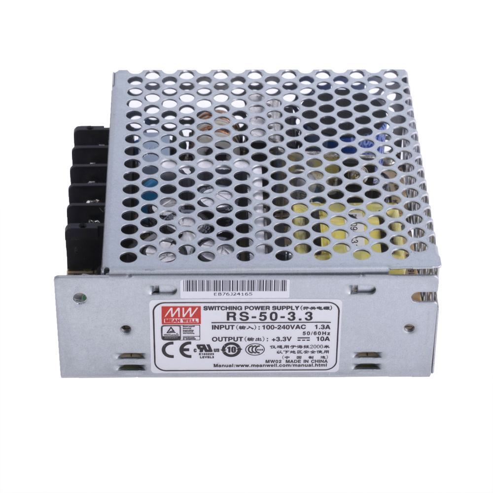 Блок живлення що вбудовується 50W 3,3V RS-50-3.3 Блок живлення що вбудовується 50W 3,3V RS-50-3.3