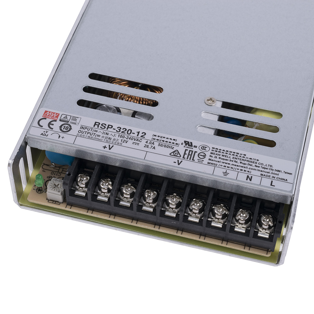 Блок живлення що вбудовується 320W 12V RSP-320-12 Блок живлення що вбудовується 320W 12V RSP-320-12