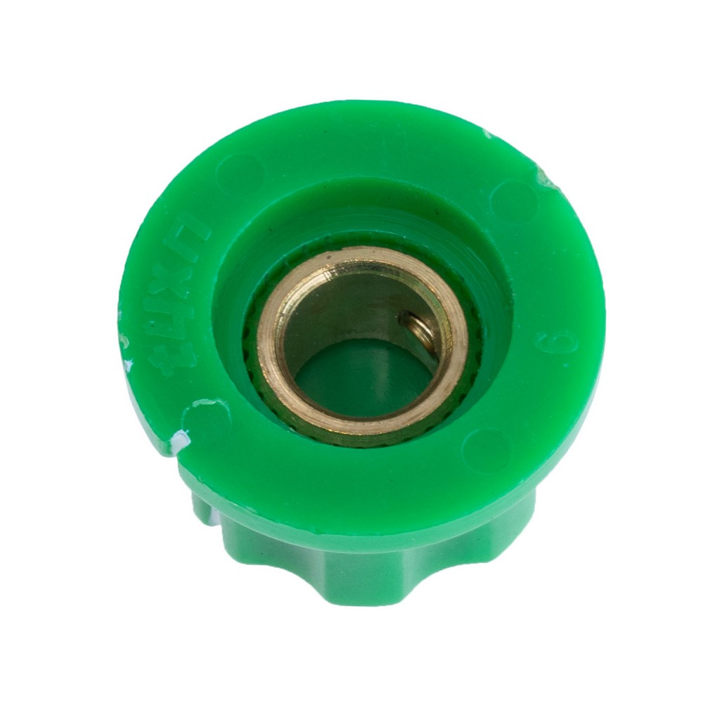 Ручка для потенціометра зелена на вісь 6.35мм MF-A01P Ручка для потенціометра зелена на вісь 6.35мм MF-A01P