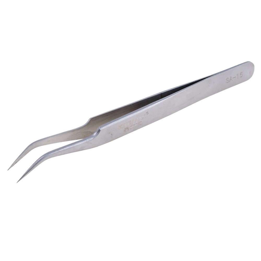 Пінцет прецизійний, закруглений SA-15, KINGMAX
