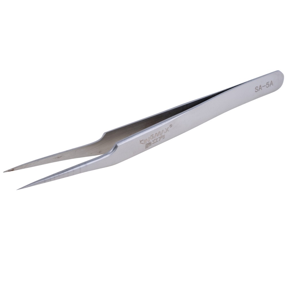 Пінцет прецизійний, прямий SA-5A, KINGMAX