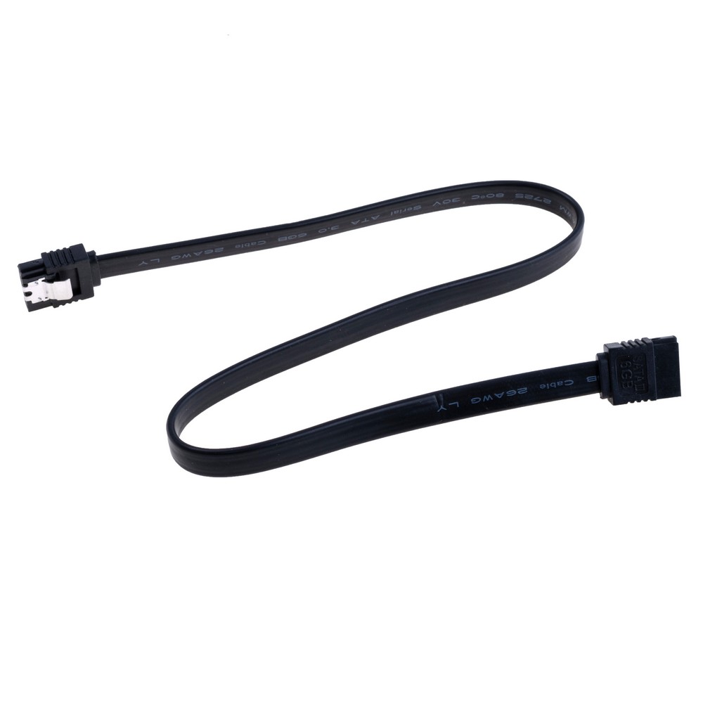 Провід SATA3.0 прямий, чорний