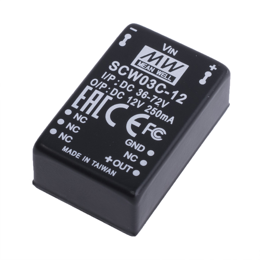 DC/DC перетворювач 3W, MeanWell SCW03C-12