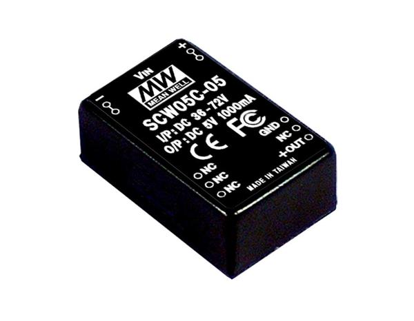 DC/DC перетворювач 5W, MeanWell SCW05A-12