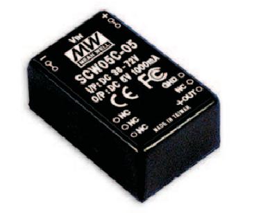 Блок живлення DC/DC 5W, MeanWell SCW05F-15