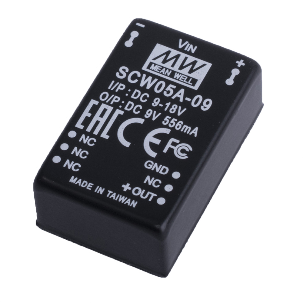 DC/DC перетворювач 5W, MeanWell SCW05A-09