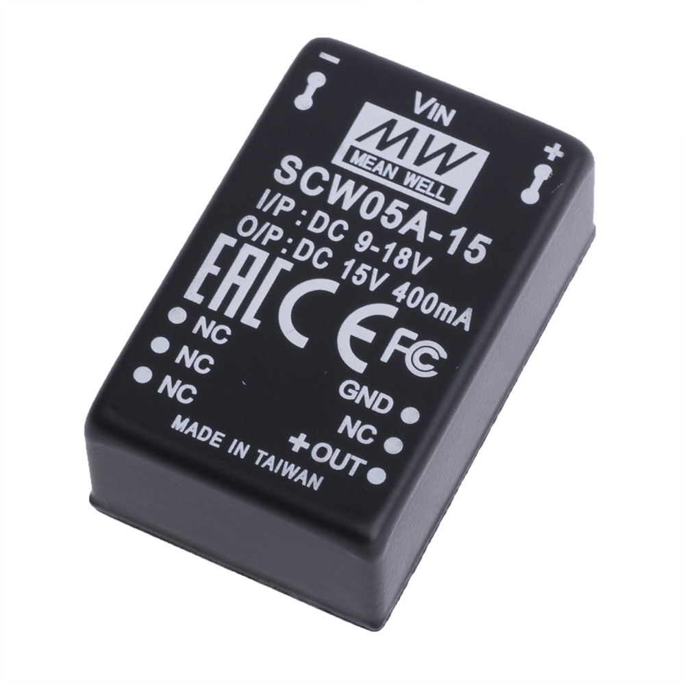DC/DC перетворювач 5W, MeanWell SCW05A-15